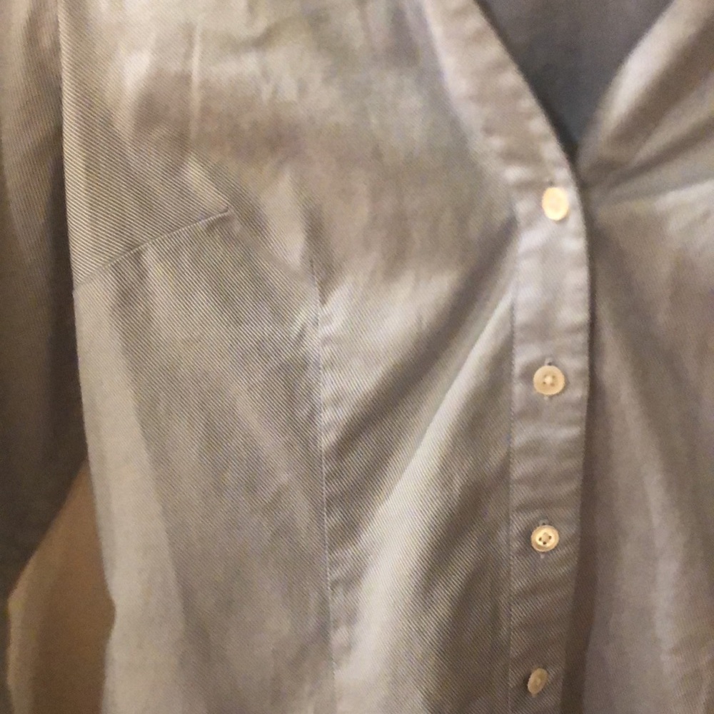 Blue Work Button Down - image 3